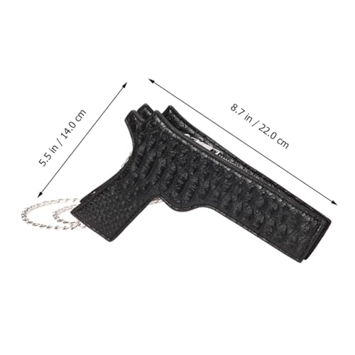 Versatile Crossbody Bag for Women Chic PU Single Shoulder Chain Bag Fashionable Handbag Pouch in Black Eye Catching and Practical Design2