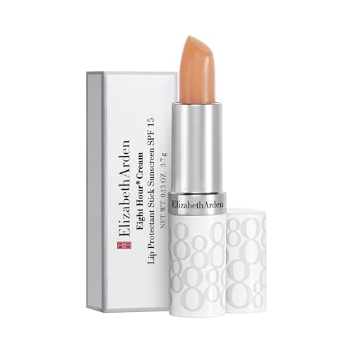 Elizabeth Arden - Eight Hour Lip Protectant, Bálsamo de Labios en Barra, con SPF 15, Vitamina E, Hidratación Profunda y Protección contra los Rayos UVA, Suaviza y Alisa los Labios - 3,7 g