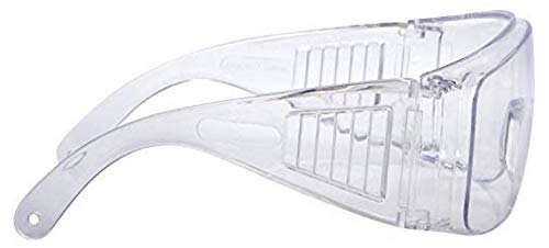 Fit Over Glasses No Blind Spot Yellow Lens Wrap Safety Sunglasses - Night Driving, Clear, Smoke Lens2