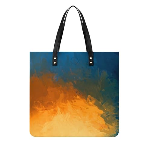 Sac shopper orange femme 39x39cm une idée cadeau utile