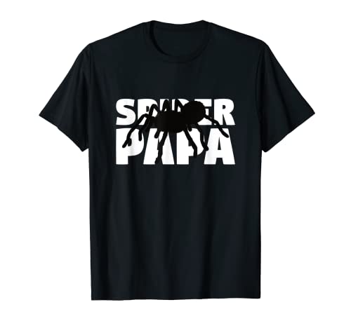 Spider Papa Gift for Spider Lover Animal Father Spider Dad T-Shirt