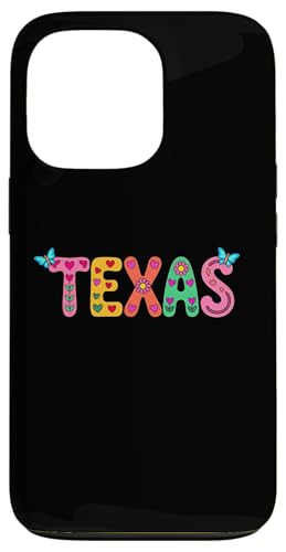 Texas Retro Aesthetic Floral Boho Design for Women and Girls �X�}�z�P�[�X iPhone 13 Pro �p