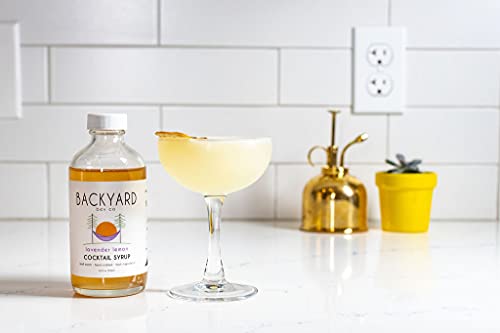 Backyard Soda Co Lavender Lemon Cocktail Syrup, 8 Fz #TOP3