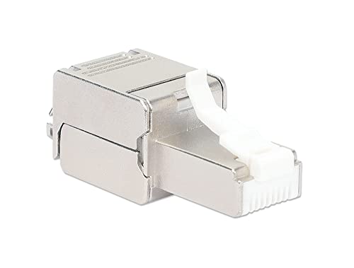 Intellinet Cat6a 10G RJ45 Field Plug Shielded and Tool-Free, gold - Image 2