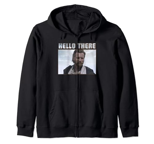 Sweat Obi-Wan Kenobi Star Wars à capuche zippé aux finitions soignées et durables