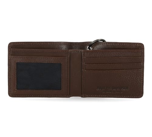 Harley-Davidson Men's Genuine Leather Iconic B&S Eagle Bifold Wallet - Brown2