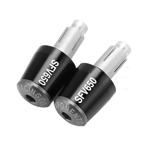 Bouchon anti-vibrations pour poignées de guidon de moto Suzuki SFV650 Gladius finition de luxe