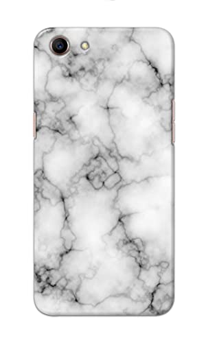 Image of Light White Marble Texture Natural Pattern Hard Back Case Cover for Oppo A1 / Oppo A83, Oppo CPH1729 Back Cover -(J5) VNS2230