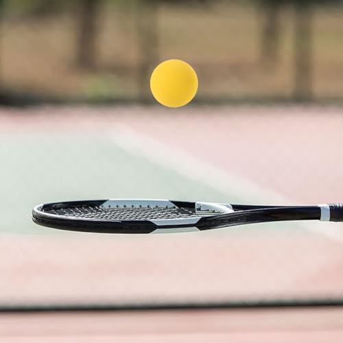SUPVOX 4-Pack Professional Squash Balls: High-Bounce Rubber Training Balls for Reaction & Speed Drill - Official Size & Pressure for Court Practice (Yellow) - Thumbnail 7