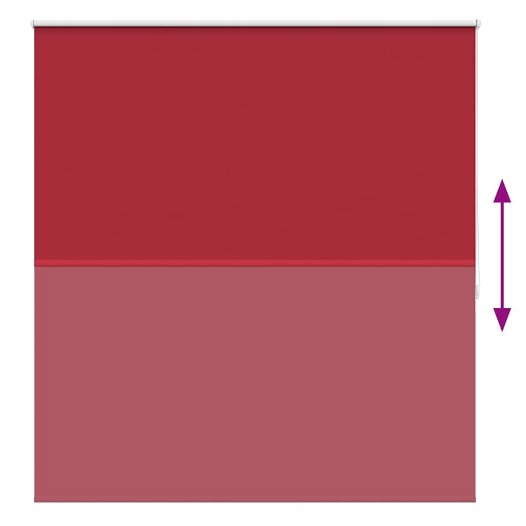 vidaXL Estor Enrollable Opaco 164,4x175 cm, Tela, Ancho 160 cm, Rojo