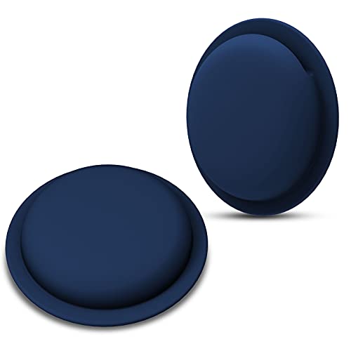 Support adhésif silicone Airtag LiZHi bleu pour sécuriser votre télécommande de voiture