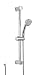 Produktbild Duschset Solo 3 | Duschgarnitur mit Handbrause | 3-fach verstellbare Handbrause | Chrom