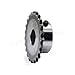 Steel Motor Drive Gear 1Pcs 37-60Teeth 04C Chain Gear 45# Steel Industrial Sprocket Wheel 25H Motor Chain Drive Sprocket Bore 10mm(49 Teeth)