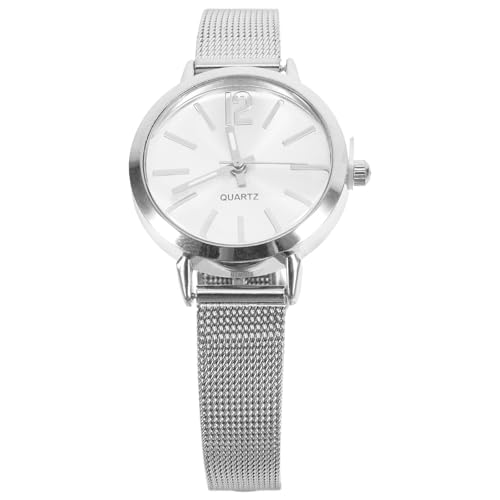 Hemobllo Reloj con Movimiento de Cuarzo, Minimalist Reloj Ultra-Delgada Banda de Malla, colección clásica Reloj de Pulsera de M