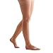 EvoNation Women's USA Made Thigh High Open Toe Compression Stockings 15-20 mmHg Moderate Pressure Ladies Sheer Socks Lace Top Quality Support Hose - Best Comfort Circulation (Small, Tan Beige Nude)
