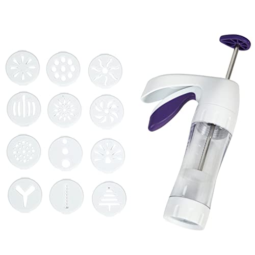Wilton Simple Success Cookie Press with Discs, 13-Piece