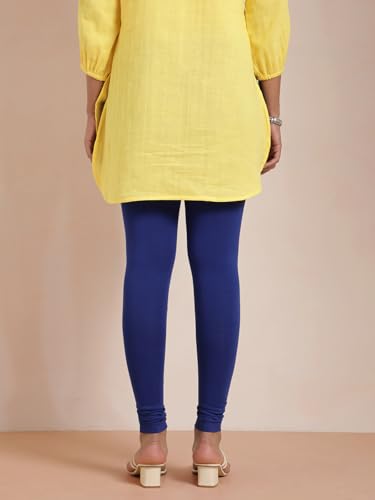 Image of TWIN BIRDS Tailored Cut and Classic Fit Super Stretchable Elastane Fabric Churidar Leggings for Women