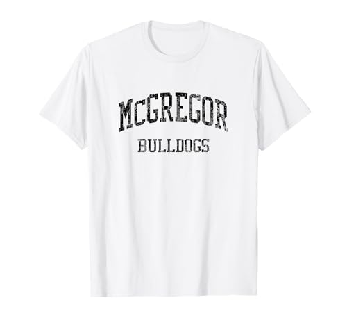 McGregor High School HS McGregor TX Vintage Sports T-Shirt