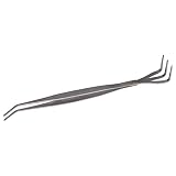 KIKYO Bonsai Root Rake + Tweezers, 2 in 1 Stainless Steel Bonsai & Gardening Tool Soil Bonsai Tree f