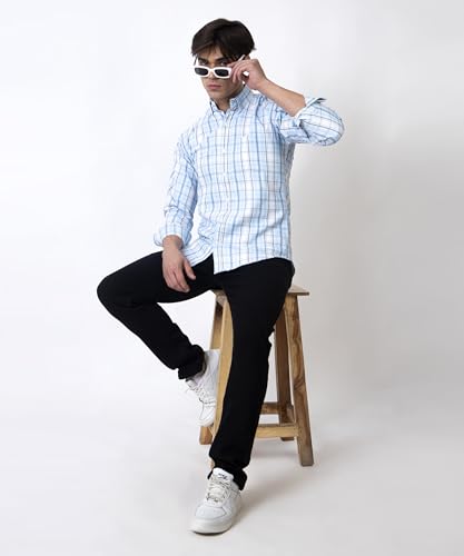 Image of TrapNation Men's Checkered Regular Fit Shirt