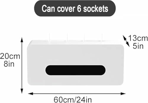 Soporte de madera para router de pared con organizador de cables para optimizar espacio 3