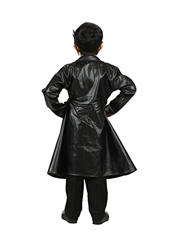 Image of BookMyCostume Krrish Indian Bollywood Movie Superhero Kids Fancy Dress Costume|Premium 7-8 Years,Black