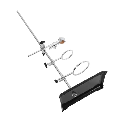 STOBAZA 60cm Lab Iron Platform Support Stand Clamps Chemistry Experiment Equipment Stand