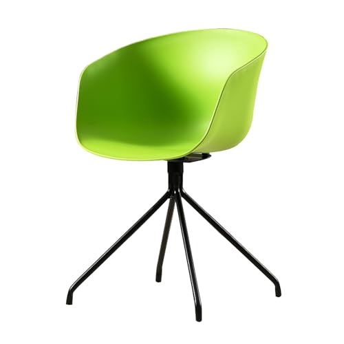 SJIALEN Kitchen Dining Chair,Home Backrest Plastic Chair Leisure Desk Computer Bedroom Restaurant Living Room Office Chair Kitchen Chair (Color : Green)
