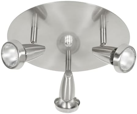 Mirage - 3-Light Cluster Spotlight - Brushed Steel Finish