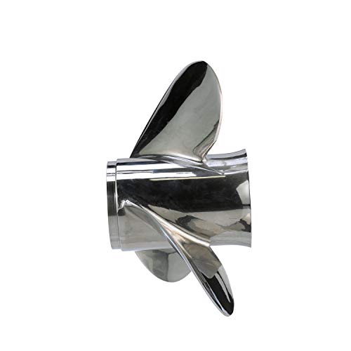 Quicksilver Silverado Propeller High Polished Stainless Finish, 14.5 Dia X 17 Pitch, Right Hand #TOP3