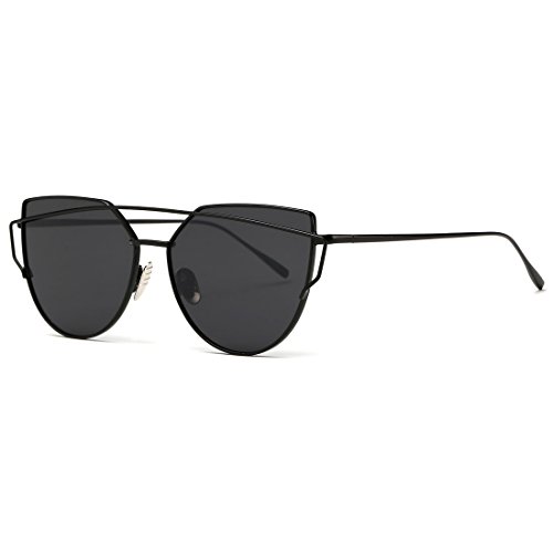 AEVOGUE Sunglasses For Women Metal Nose Pad Cat Eye Frame AE0342
