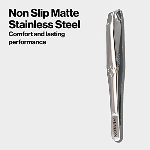 Multipurpose Hair Removal Tweezer By Revlon, High Precision Slant Tip Tweezers For Men, Women & Kids, Stainless Steel (Pack Of 1) #TOP2