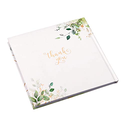 Lillian Rose Botanical and Geometric Guest Book with Gold Accents, 0.65x8.25x8.15, Multi