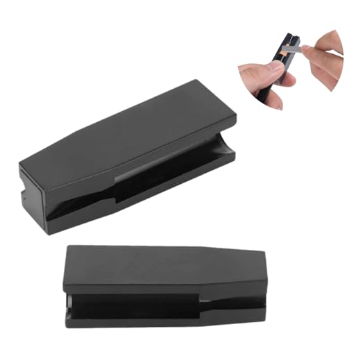 Augenbrauenstiftspitzer, 2-in-1-Make-up-Anspitzer, umweltfreundlicher Kunststoff, Augenstiftspitzer, Kosmetik-Schärfwerkzeug für Augenbrauenstift, Eyeliner, 2 Stück