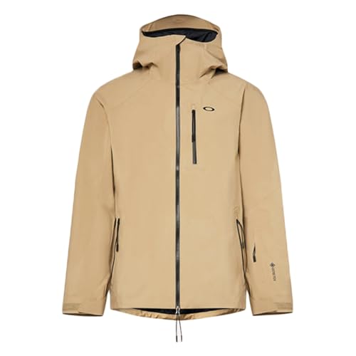 Oakley Mens Unbound Gore-Tex Shell Jacket2.0, Pebble, Medium