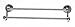 Edwardian 26.5" Wall Mounted Towel Bar Finish: German Bronze