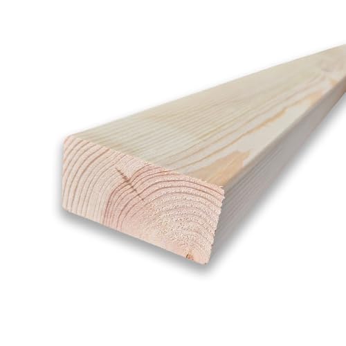 Listello in legno di pino naturale da 300 cm, sezione 4,5x9 cm, per pareti, pergole, bricolage