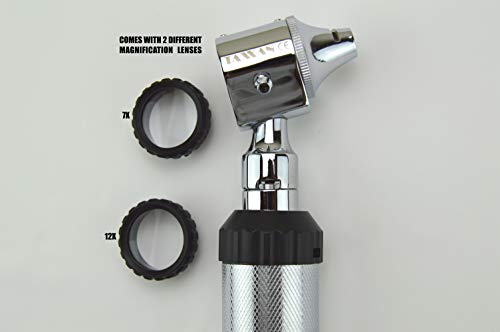 TAXXAN Otoscope ENT Diagnostic Set with Metal Adapter to USE Standard Disposable Speculum