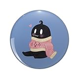 Veteran Pins Stardew Valley. Cute Krobus Keychain Stainless Steel with Ring