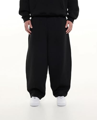 Image of BE SAVAGE 320 GSM Heavyweight Baggy Trackpant for Men Sweatpants for man Oversized Track Pant Side Pocket
