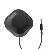 LIbgiubhy Tragbares 3, 5-mm Mikrofon mit breiter Kompatibilität, Crystal Sound für PC Teams, Desktop Mikrofon