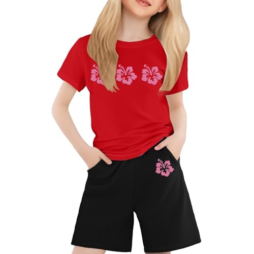 T-shirt enfant en coton doux imprimé animaux avec col rond extensible pour garçon et fille