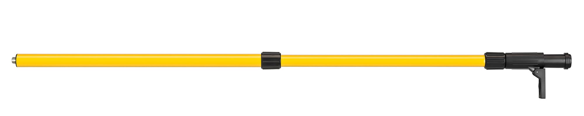 Reel TWR30 Poste Telescópico para Nivel Láser 3.3 m Bloqueo Giratorio Rosca 1/4 y 5/8 Varilla de Aluminio Base de Resorte Bolsa Incluida