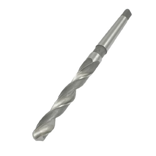 Aexit Electric Gray Tool Holder HSS Taper Drill Hole Twist Drill Bit Drilling Tool 13mmx180mm Model:39as516qo484