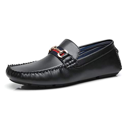 Faranzi Mens Penny Loafers Driving Moccasins Slip on Loafers Lightweight Comfortable Casual Driving Shoes Boat Shoes for Men