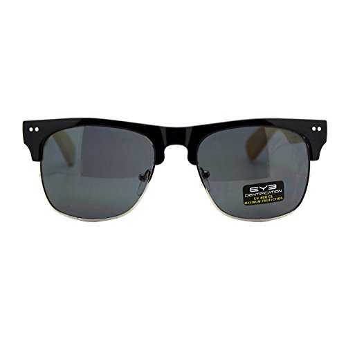 Real Bamboo Temple Sunglasses Square Designer Top Fashion Shades2