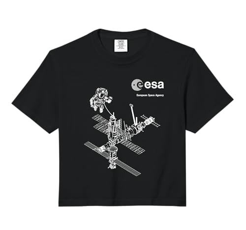 ESA ISS International Space Station Astronaut Comfort Colors Crop Top