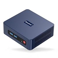 Beelink Mini PC SER3 AMD Ryzen 3 3200U (bis zu 3.5GHz), 16GB DDR4 2400MT/s 500GB NVMe SSD Mini Computer Windows 11 Pro, Radeon Vega 3 Graphics,1000Mbps LAN, Dual HDMI 4K Display Home-Office PC – Ansicht 1