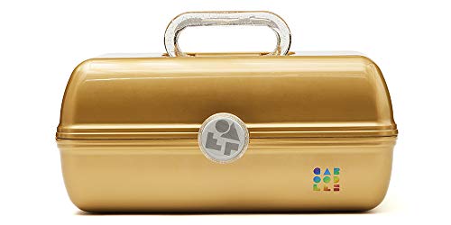 Caboodles Galaxy Glam - On-The-Go Girl Makeup Organizer, Gold Shimmer