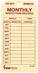 Brooks Fire Inspection Tag 25Qt